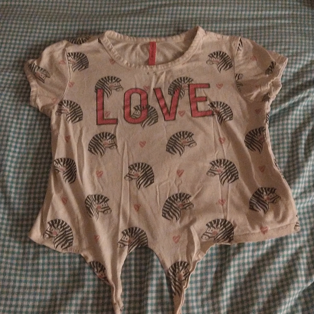 Zebra love shirt